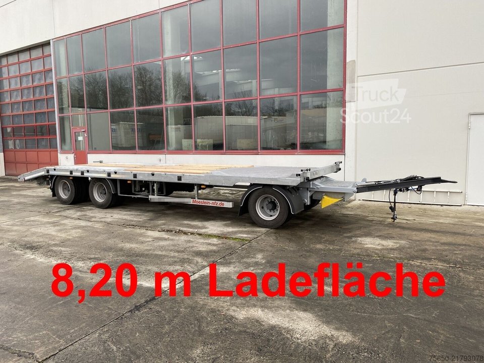 Tieflader Anhänger Möslein T 3-8,20 P OR  3 Achs Tieflader gerader Ladefläche 8,10 m,Neufahrzeug neu