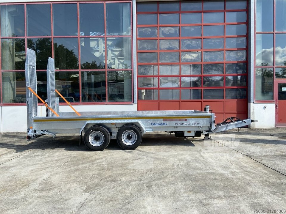 Tieflader Anhänger Möslein TT 11-E 5,50 - 2  Tandemtieflader5,50 m x 2 m, Feuerverzinkt neu