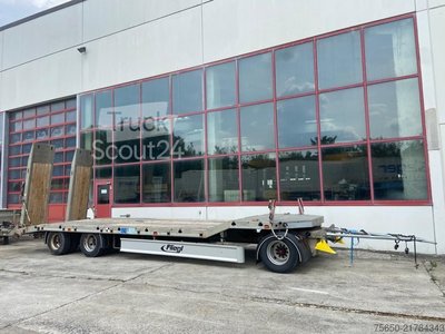 Tieflader Anhänger Fliegl DTS 300  3 Achs Tiefladeranhänger gebraucht