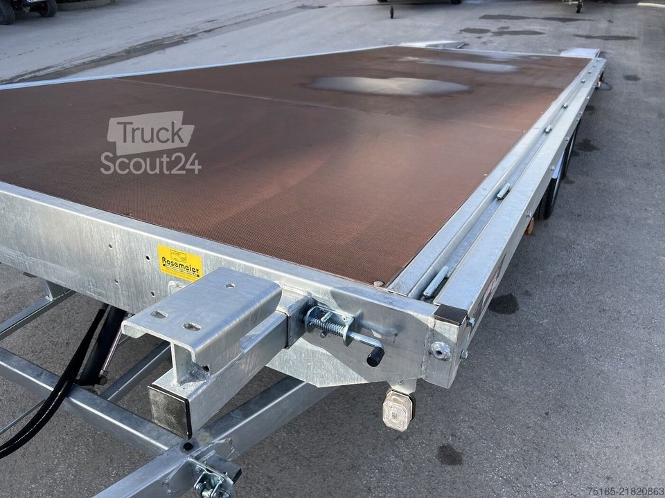 Plattformanhänger und Universaltransporter Pongratz AT-SO 6000/25 T-K-Plateau Autotransporter gebraucht
