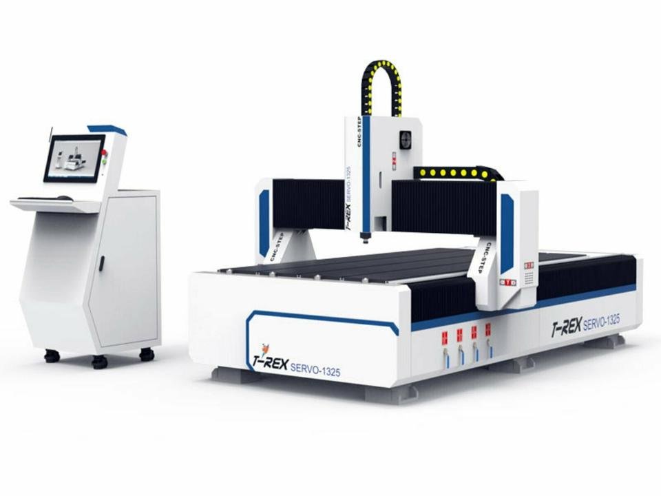CNC-STEP CNC Portalfräse T-REX Servo-1325 Gravieren; 3D Fräsen