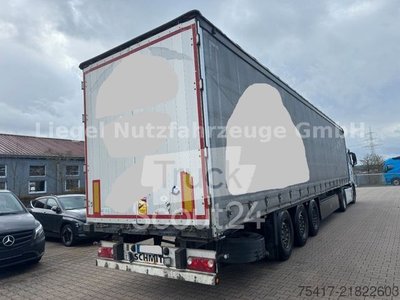 Auflieger mit Pritsche & Plane SCHMITZ CARGOBULL SCB S3T*standard*Lift*TÜV*Palettenkasten* gebraucht