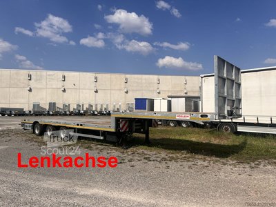 Tieflader-Sattelauflieger Möslein ST 3 Plato 8,7  3 Achs Satteltieflader Plato 45 t GGfür Fertigteile, Baumaschinen neu