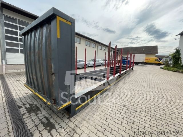 Holztransport Auflieger  Container Plattform 40" für Rundholz Rohre Stang gebraucht