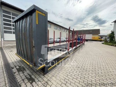 Holztransport Auflieger  Container Plattform 40" für Rundholz Rohre Stang gebraucht