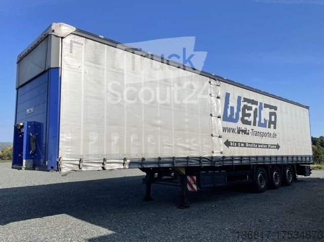 Auflieger mit Pritsche & Plane SCHMITZ CARGOBULL SCS 24/L - 13.62 unter Plane bis 5,0 m Breite gebraucht