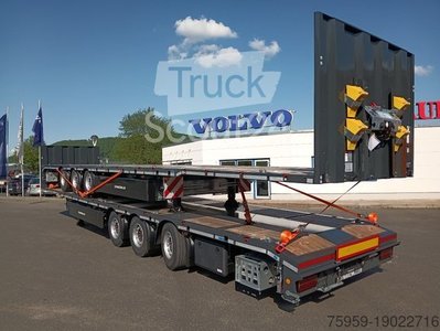 Auflieger mit Arbeitsbühne SCHWARZMÜLLER 3Achs Tele Rampen TwistLock40+2x20"SAF Lenk+Lift neu