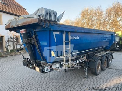 Kipper Auflieger REISCH RHKS 35/24 SSL Stahl Kippmulde Segmentmulde 26m  gebraucht
