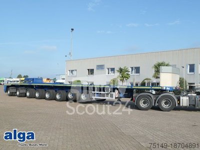 Tieflader-Sattelauflieger GOLDHOFER SPZ-DH8-83/80, 8-Achser, 14to. Achsen, Gelenkt gebraucht