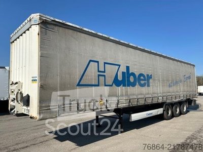 Auflieger mit Pritsche & Plane KRONE SD TAUTLINER, EDSCHA-VERDECK,  BPW-ACHSEN, COIL-MULDE gebraucht