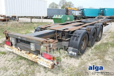 Auflieger-Wechselfahrgestell KRONE SD, 2x20/1x20/1x30/1x40 Fuß Container, Luft-Lift gebraucht