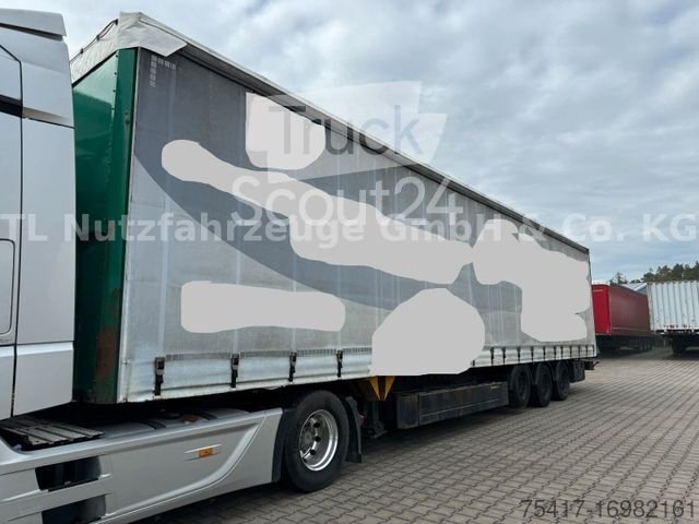 Auflieger mit Pritsche & Plane BERGER SAPL 24LTMN light*Mega*Edscha Verdeck*Lift* gebraucht