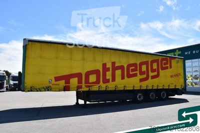 Auflieger mit Pritsche & Plane KÖGEL Palettenkasten Lochrahmen SAF Achsen, XL-Zert. gebraucht
