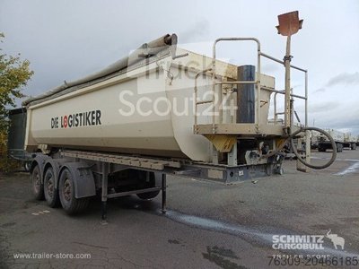 Kipper Auflieger Langendorf Kipper Stahlrundmulde 24m  gebraucht