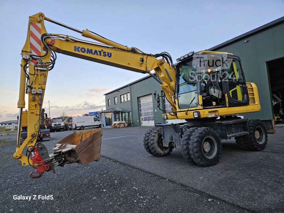 Mobilbagger Komatsu PW148-8 gebraucht