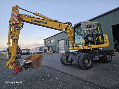 Mobilbagger Komatsu PW148-8 gebraucht